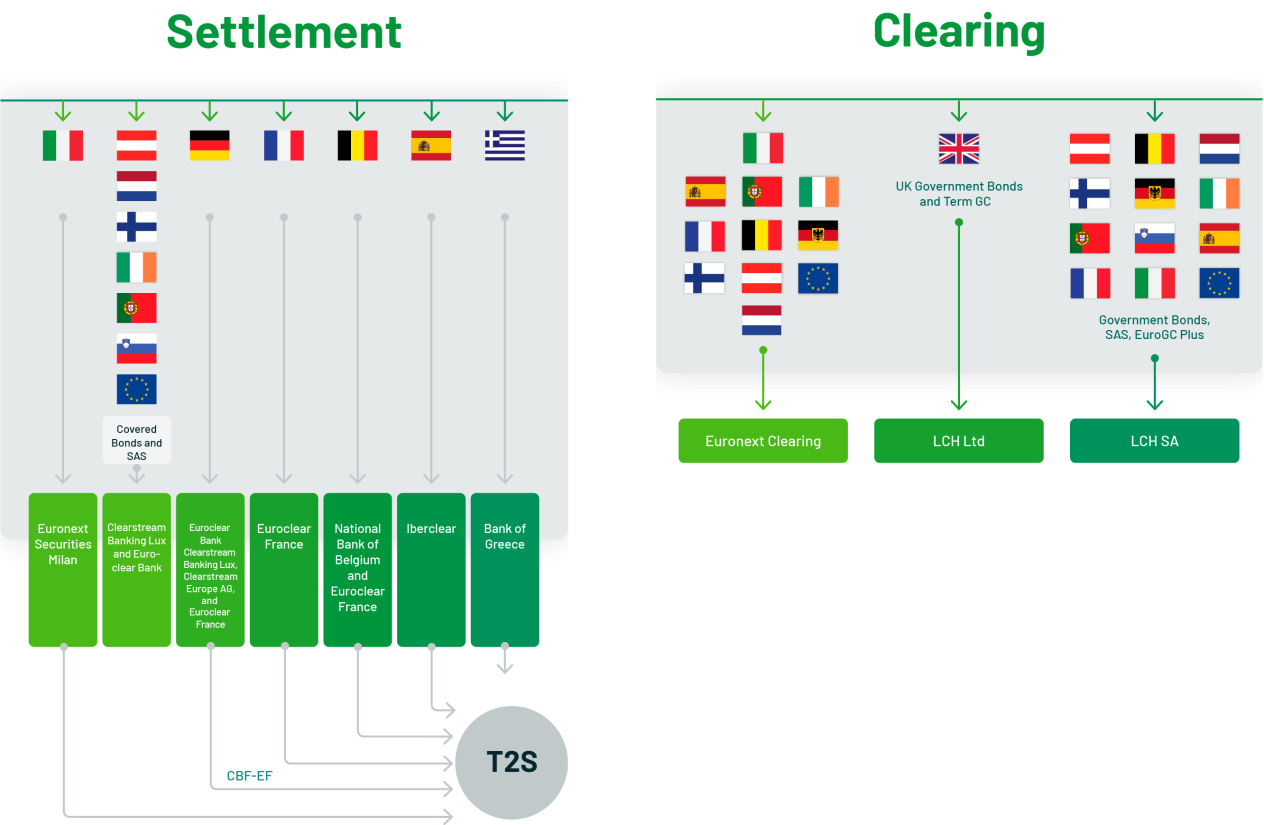 Repo Settlement and Clearing graphic